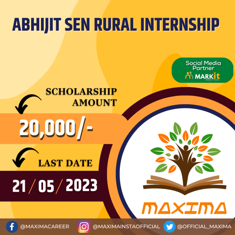 Abhijit Sen Rural Internship Maxima Official