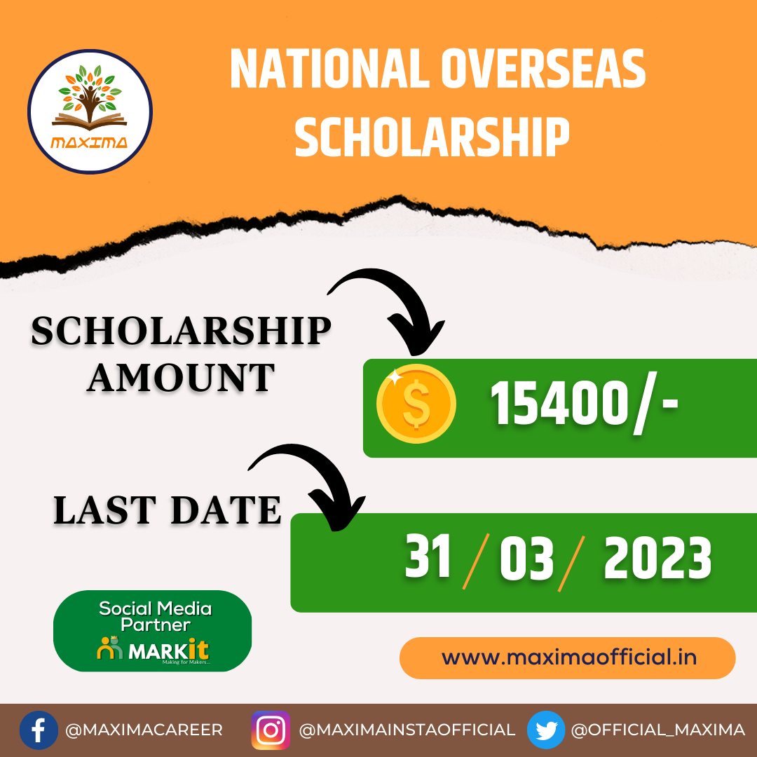 National Overseas Scholarship Maxima Official