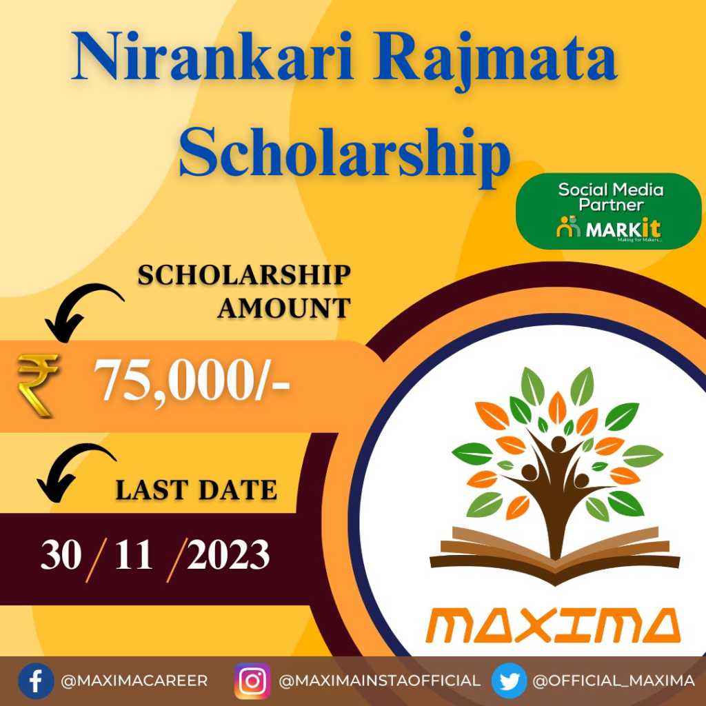 nirankari rajmata scholarship