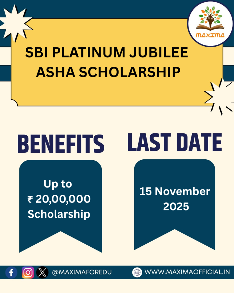 SBI Platinum Jubilee Asha Scholarship