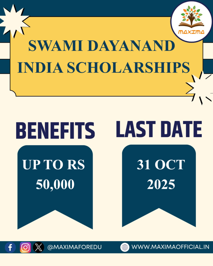 swami dayanand india scholarship